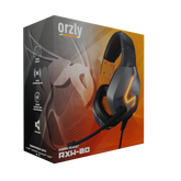 Orzly Gaming Headset for PC and Gaming Consoles PS5, PS4, XBOX SERIES X & S, XBOX ONE, Nintendo Switch & Google Stadia Stereo sound with noise cancelling mic - Hornet RXH-20 Vesuvius - Orzly